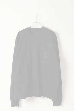 画像1:   CHROME HEARTS クロムハーツ 【パリ限定】BSフレアプリント長袖カットソー Paris 18 AV. Montaigne L/S Tee  {408129112BLK***760-BES}  :CH202501-02-BLK 