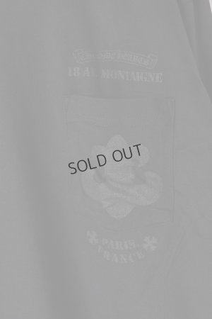画像3: {SOLD}★海外買付 新品 インボイス付 CHROME HEARTS クロムハーツ 【パリ限定】BSフレアプリント長袖カットソー Paris 18 AV. Montaigne L/S Tee {408129112BLK***760-BES}