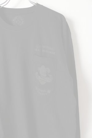 画像4:   CHROME HEARTS クロムハーツ 【パリ限定】BSフレアプリント長袖カットソー Paris 18 AV. Montaigne L/S Tee  {408129112BLK***760-BES}  :CH202501-02-BLK 