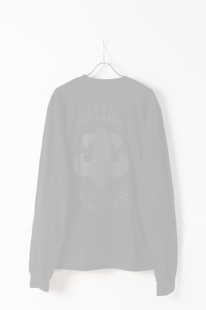 画像7:   CHROME HEARTS クロムハーツ 【パリ限定】BSフレアプリント長袖カットソー Paris 18 AV. Montaigne L/S Tee  {408129112BLK***760-BES}  :CH202501-02-BLK 
