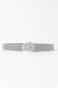   ★海外買付 新品 インボイス付 CHROME HEARTS クロムハーツ クラシックオーバルクロスバックルベルト1.5{-BES}