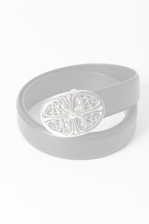 画像6:   CHROME HEARTS クロムハーツ クラシックオーバルクロスバックルベルト1.5 {-BES}  :CH202501-07-BLK-F 