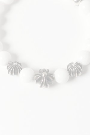 画像2:   CHROME HEARTS クロムハーツ CHプラス ビーズブレスレット {-BES}  :CH202501-08-WHT-F 