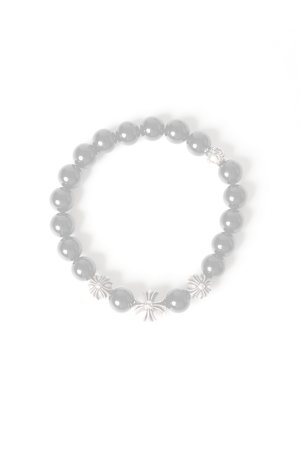 画像1:   CHROME HEARTS クロムハーツ CHプラス ビーズブレスレット {-BES}  :CH202501-09-BLK-F 