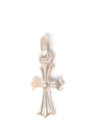 画像2:   ★海外買付 新品 インボイス付 CHROME HEARTS クロムハーツ CHクロス ベビーファット パヴェダイヤチャーム ゴールド{-BES}