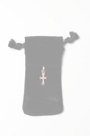 画像7:   ★海外買付 新品 インボイス付 CHROME HEARTS クロムハーツ CHクロス ベビーファット パヴェダイヤチャーム ゴールド{-BES}