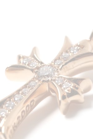 画像3:   CHROME HEARTS クロムハーツ CHARM-TINY CH CROSS／タイニーCHクロス パヴェダイヤチャーム ゴールド {-BES}  :CH202501-12-GLD-F 