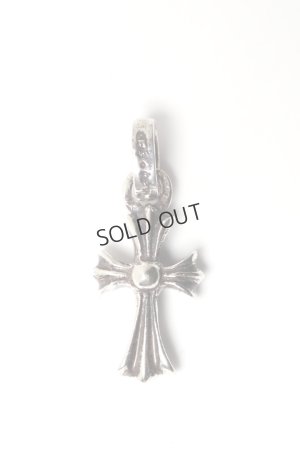 画像2: {SOLD}★海外買付 新品 インボイス付 CHROME HEARTS クロムハーツ CHクロス ベビーファット パヴェダイヤチャーム シルバー{-BES}