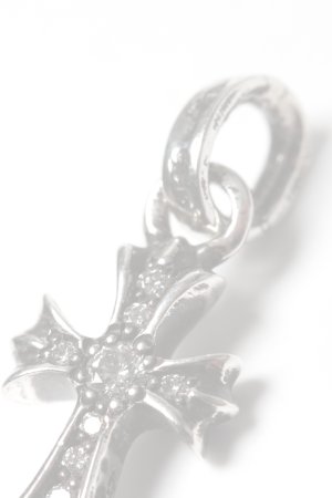 画像4:   CHROME HEARTS クロムハーツ CHクロス ベビーファット パヴェダイヤチャーム シルバー {-BES}  :CH202501-13-SLV-F 