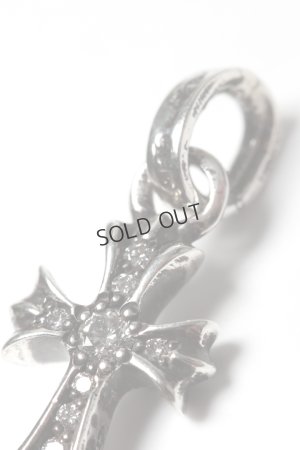 画像4: {SOLD}★海外買付 新品 インボイス付 CHROME HEARTS クロムハーツ CHクロス ベビーファット パヴェダイヤチャーム シルバー{-BES}