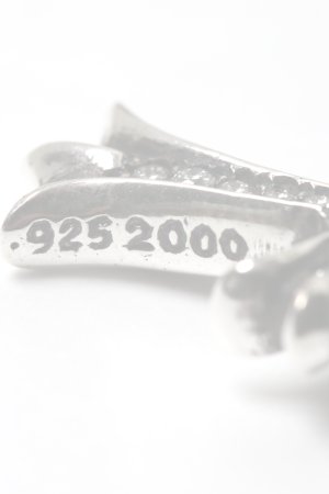 画像4:   CHROME HEARTS クロムハーツ CHARM-TINY CH CROSS／タイニーCHクロス パヴェダイヤチャーム シルバー {-BES}  :CH202501-14-SLV-F 