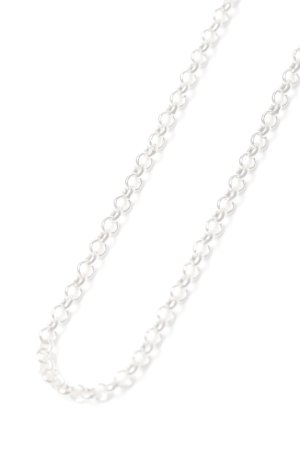 画像1:   CHROME HEARTS クロムハーツ ロールチェーン シルバー 18インチ {205014937SLVI18001-BEA}  :CH202501-17-SLV-I18 