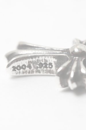 画像5:   ★海外買付 新品 インボイス付 CHROME HEARTS クロムハーツ CHクロス ベビーファット パヴェブラックダイヤチャーム シルバー{-BES}
