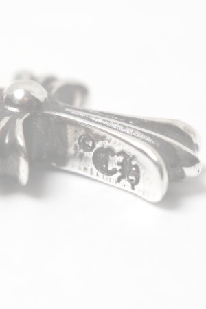画像6:   ★海外買付 新品 インボイス付 CHROME HEARTS クロムハーツ CHクロス ベビーファット パヴェブラックダイヤチャーム シルバー{-BES}