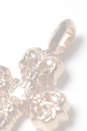 画像2:   CHROME HEARTS クロムハーツ フィリグリークロス パヴェダイヤモンドチャーム ゴールド {-BES}  :CH202501-21-GOLD-F 