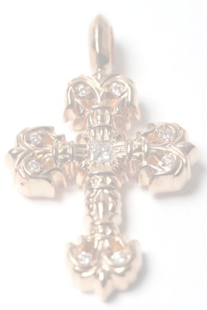 画像3:   CHROME HEARTS クロムハーツ フィリグリークロス パヴェダイヤモンドチャーム ゴールド {-BES}  :CH202501-21-GOLD-F 