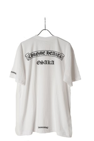 画像1: ★新品 インボイス付 CHROME HEARTS クロムハーツ スクロール Osakaロゴ ショートスリーブTシャツ{408129111WHT1XL832-BES}