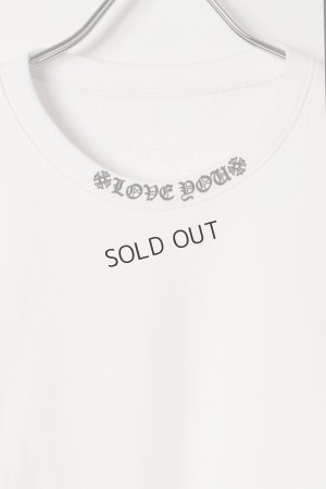 画像2: {SOLD}★新品 CHROME HEARTS クロムハーツ フローラル クロス CHハート LOVE YOU クルーネック スウェットシャツ{-BES}