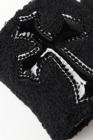 画像3: ★新品 CHROME HEARTS クロムハーツ クロスパッチ リストバンド（片手用）{-BEA}