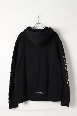 画像2: CHROME HEARTS クロムハーツ 1988オンライン限定袖ロゴプリントプルオーバーパーカー{-BEA}