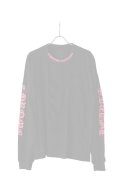  {SOLD} CHROME HEARTS ロングスリーブ ポケットクルーネックTシャツ ブラック×ピンク {-BEA}  :CH202510-01-BLK 
