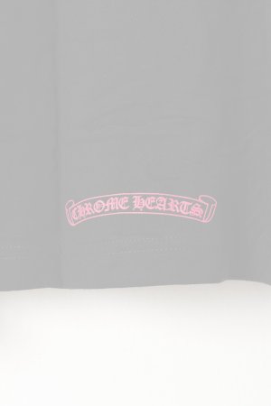 画像6:   CHROME HEARTS ロングスリーブ ポケットクルーネックTシャツ ブラック×ピンク {-BEA}  :CH202510-01-BLK 