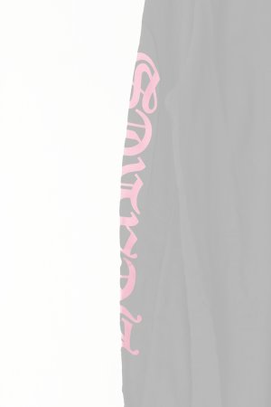 画像8:   CHROME HEARTS ロングスリーブ ポケットクルーネックTシャツ ブラック×ピンク {-BEA}  :CH202510-01-BLK 