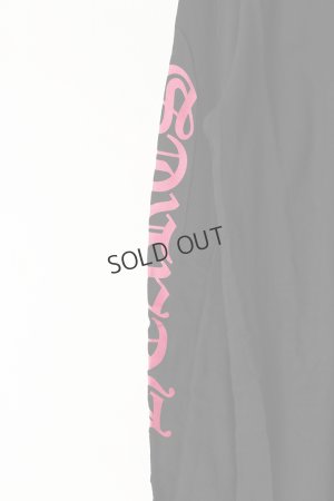 画像8: {SOLD}★新品 CHROME HEARTS ロングスリーブ ポケットクルーネックTシャツ ブラック×ピンク{-BEA}
