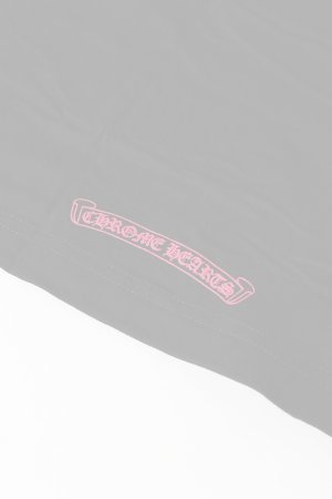 画像12:   CHROME HEARTS ロングスリーブ ポケットクルーネックTシャツ ブラック×ピンク {-BEA}  :CH202510-01-BLK 