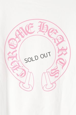 画像7: {SOLD}★新品 インボイス付 CHROME HEARTS クロムハーツ ピンクホースシュー フローラルスリーブ プルオーバーパーカー Pink Horseshoe Floral Sleeve Pullover Hoodie{408152701WHTLRG01R-BEA}