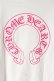 画像7: CHROME HEARTS クロムハーツ ピンクホースシュー フローラルスリーブ プルオーバーパーカー Pink Horseshoe Floral Sleeve Pullover Hoodie{408152701WHTLRG01R-BEA} (7)