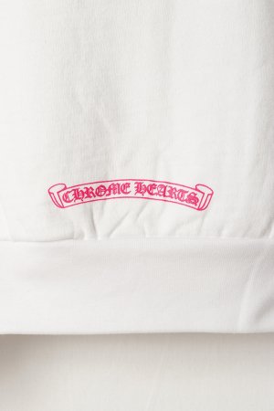 画像8: CHROME HEARTS クロムハーツ ピンクホースシュー フローラルスリーブ プルオーバーパーカー Pink Horseshoe Floral Sleeve Pullover Hoodie{408152701WHTLRG01R-BEA}