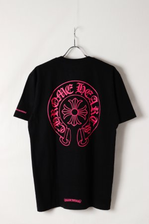 画像7: ★新品 インボイス付 CHROME HEARTS クロムハーツ ピンクホースシュー + CHプラス ショートスリーブ ポケット Tシャツ ブラック Pink Horseshoe + CH Plus Pocket Short-Sleeve T-Shirt - Black{408129111******01G-BEA}