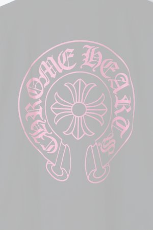 画像8:   CHROME HEARTS クロムハーツ ピンクホースシュー + CHプラス ショートスリーブ ポケット Tシャツ ブラック Pink Horseshoe + CH Plus Pocket Short-Sleeve T-Shirt - Black {408129111******01G-BFS}  :CH202604-01-BLK 