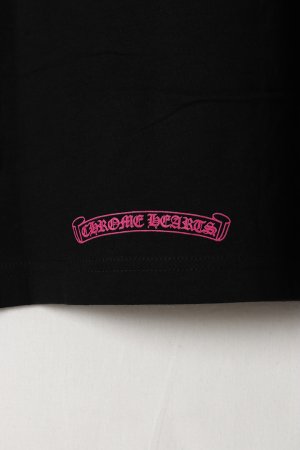 画像9: ★新品 インボイス付 CHROME HEARTS クロムハーツ ピンクホースシュー + CHプラス ショートスリーブ ポケット Tシャツ ブラック Pink Horseshoe + CH Plus Pocket Short-Sleeve T-Shirt - Black{408129111******01G-BEA}