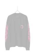  {SOLD} CHROME HEARTS クロムハーツ ピンクホースシュー フローラルロングスリーブTシャツ ブラック Pink Horseshoe Floral Long-Sleeve T-Shirt - Black {408129112******01G-BEA}  :CH202511-04-BLK-L 