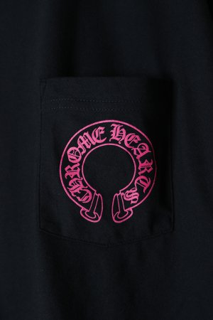 画像4: ★新品 CHROME HEARTS クロムハーツ ピンクホースシュー フローラルロングスリーブTシャツ ブラック Pink Horseshoe Floral Long-Sleeve T-Shirt - Black{408129112******01G-BEA}