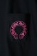 画像4: ★新品 CHROME HEARTS クロムハーツ ピンクホースシュー フローラルロングスリーブTシャツ ブラック Pink Horseshoe Floral Long-Sleeve T-Shirt - Black{408129112******01G-BEA} (4)
