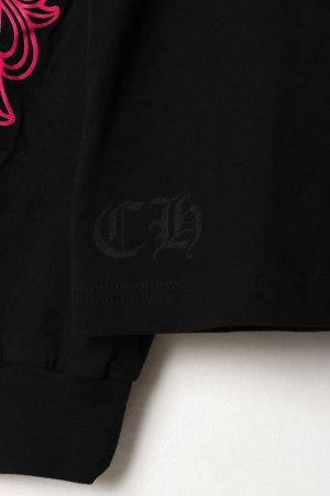 画像6: ★新品 CHROME HEARTS クロムハーツ ピンクホースシュー フローラルロングスリーブTシャツ ブラック Pink Horseshoe Floral Long-Sleeve T-Shirt - Black{408129112******01G-BEA}