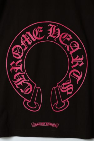 画像8: ★新品 CHROME HEARTS クロムハーツ ピンクホースシュー フローラルロングスリーブTシャツ ブラック Pink Horseshoe Floral Long-Sleeve T-Shirt - Black{408129112******01G-BEA}