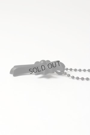 画像3: {SOLD}★新品 インボイス付 CHROME HEARTS クロムハーツ シリコン ラバー CHクロス ボールチェーン ペンダント マットブラック{604175364AHWXXX445-BEA}