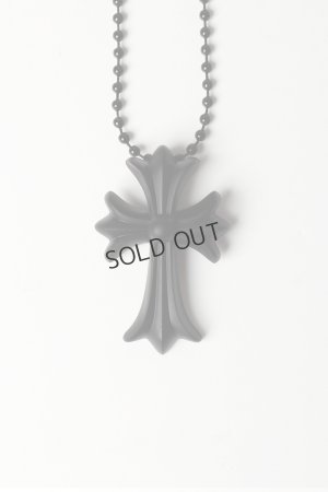 画像4: {SOLD}★新品 インボイス付 CHROME HEARTS クロムハーツ シリコン ラバー CHクロス ボールチェーン ペンダント マットブラック{604175364AHWXXX445-BEA}