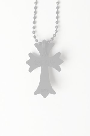 画像5:   CHROME HEARTS クロムハーツ シリコン ラバー CHクロス ボールチェーン ペンダント マットブラック {604175364AHWXXX445-BEA}  :CH202511-06-BLK-F 