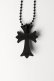 画像5: {SOLD}★新品 インボイス付 CHROME HEARTS クロムハーツ シリコン ラバー CHクロス ボールチェーン ペンダント マットブラック{604175364AHWXXX445-BEA} (5)