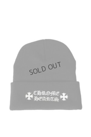 画像1: {SOLD}★新品 インボイス付 CHROME HEARTS クロムハーツ Watch Cap Black{304053702BLKXXX242-BEA}