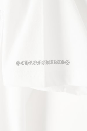 画像4:  {SOLD} CHROME HEARTS クロムハーツ バインダーネックロゴS/S Tシャツ {408129111WHTLRG757-BEA}  :CH202512-03-WHT-L 