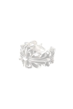 画像1:  {SOLD} CHROME HEARTS クロムハーツ ダブルフローラルクロスリング {207081100SLV090001-BEA}  :CH202512-06-SLV-19 