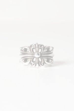 画像2:  {SOLD} CHROME HEARTS クロムハーツ ダブルフローラルクロスリング {207081100SLV090001-BEA}  :CH202512-06-SLV-19 
