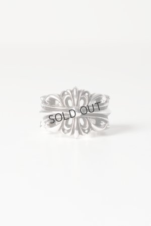 画像3: ★新品 インボイス付 CHROME HEARTS クロムハーツ ダブルフローラルクロスリング{207081100SLV090001-BEA}