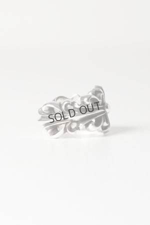 画像5: ★新品 インボイス付 CHROME HEARTS クロムハーツ ダブルフローラルクロスリング{207081100SLV090001-BEA}